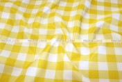 Gingham Buffalo Check - Fabric by the yard - Yellow