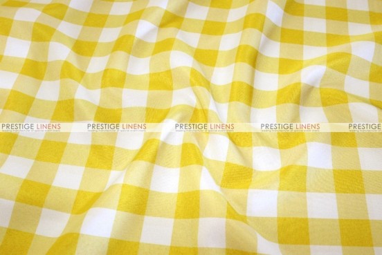 Gingham Buffalo Check - Fabric by the yard - Yellow