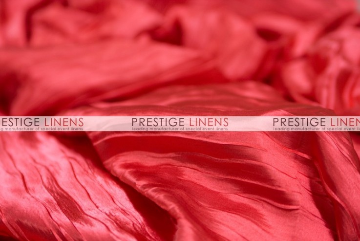 Italian Crush Satin Draping - Red