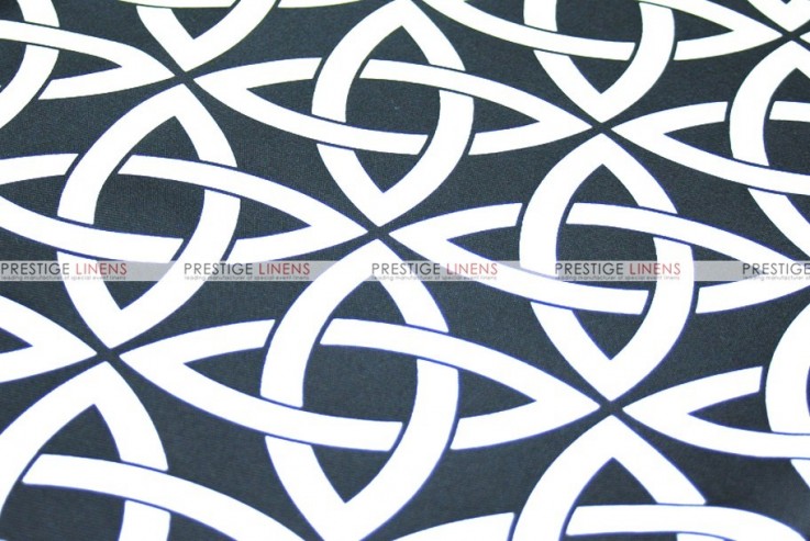 Infinity Print - Fabric by the yard - Black