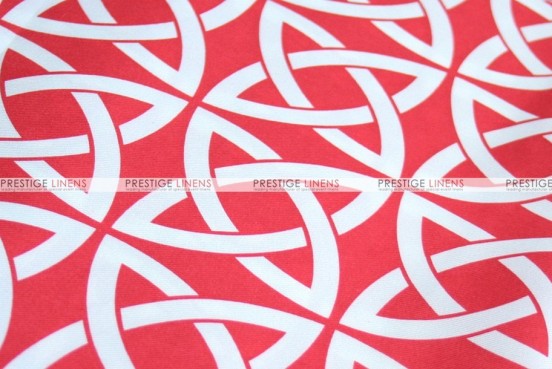 Infinity Print - Fabric by the yard - Red