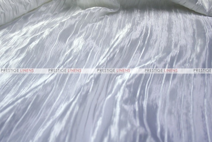 Italian Crush Satin - Fabric by the yard - White