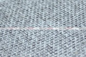 Jute Linen - Fabric by the yard - Silver