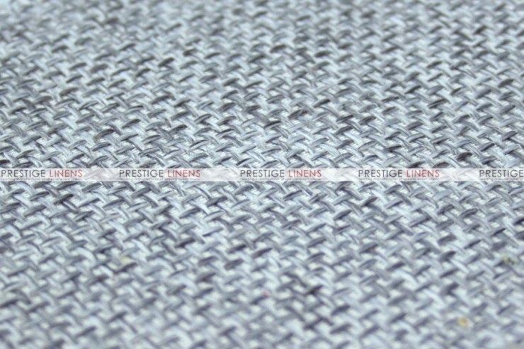 Jute Linen - Fabric by the yard - Silver