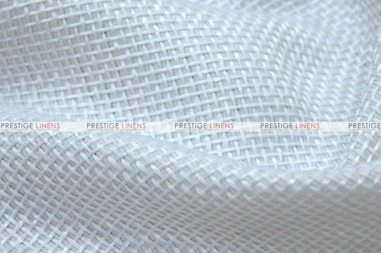 Jute Linen - Fabric by the yard - White