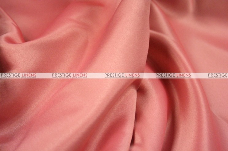 Lamour Matte Satin - Fabric by the yard - 432 Coral