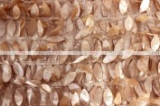 Leaf Petal Taffeta - Fabric by the yard - Champagne