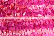 Leaf Petal Taffeta - Fabric by the yard - Multi Fuchsia