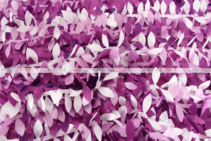 Leaf Petal Taffeta - Fabric by the yard - Multi Purple