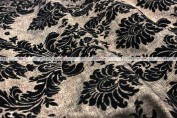 Linen Damask - Fabric by the yard - Khaki