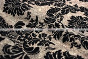 Linen Damask - Fabric by the yard - Khaki