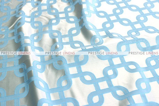 Links Jacquard - Fabric by the yard - Turquoise