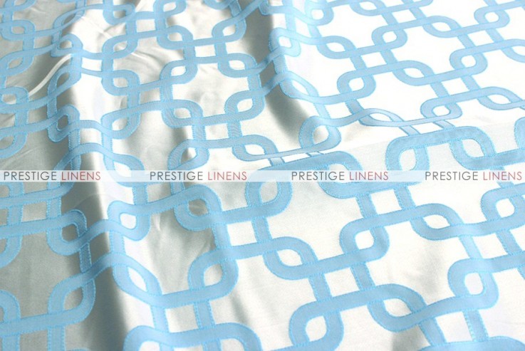 Links Jacquard - Fabric by the yard - Turquoise