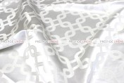 Links Jacquard - Fabric by the yard - White