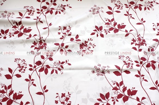 Liz Linen - Fabric by the yard - Burgundy