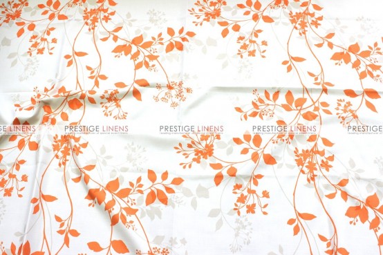 Liz Linen - Fabric by the yard - Orange