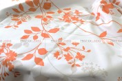 Liz Linen - Fabric by the yard - Orange