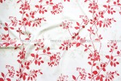 Liz Linen - Fabric by the yard - Red