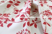 Liz Linen - Fabric by the yard - Red