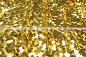 Mesh Sequins Embroidery - Fabric by the yard - Gold
