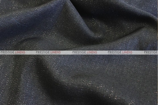 Metallic Linen - Fabric by the yard - Black