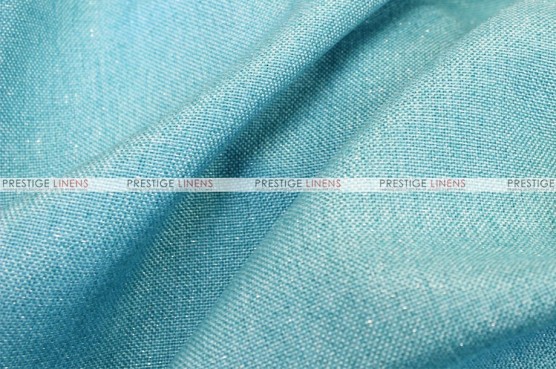 Metallic Linen - Fabric by the yard - Turquoise