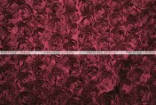 Mini Rosette - Fabric by the yard - Burgundy
