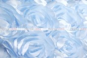 Mini Rosette - Fabric by the yard - Ice Blue