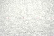 Mini Rosette - Fabric by the yard - White