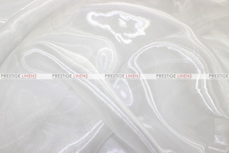 Mirror Organza - Fabric by the yard - 126 White