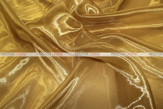 Crushed Sheer Organza - Iridescent Yellow - 45 Organza Fabric for Fas