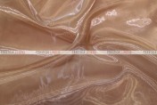 Mirror Organza - Fabric by the yard - 330 Cappuccino