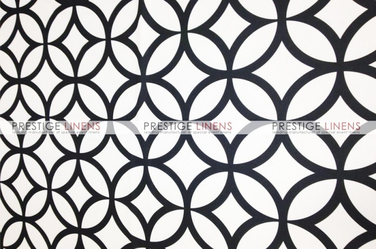 MJS Print - Retro - Fabric by the yard - Black