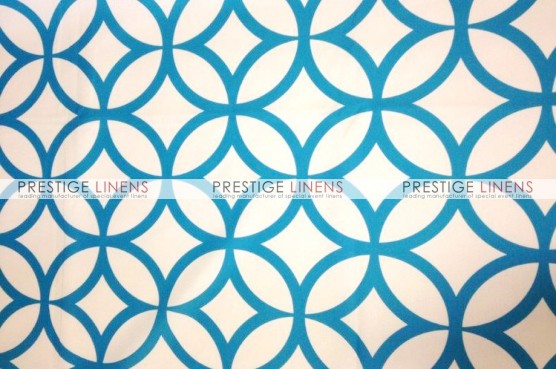 MJS Print - Retro - Fabric by the yard - Turquoise
