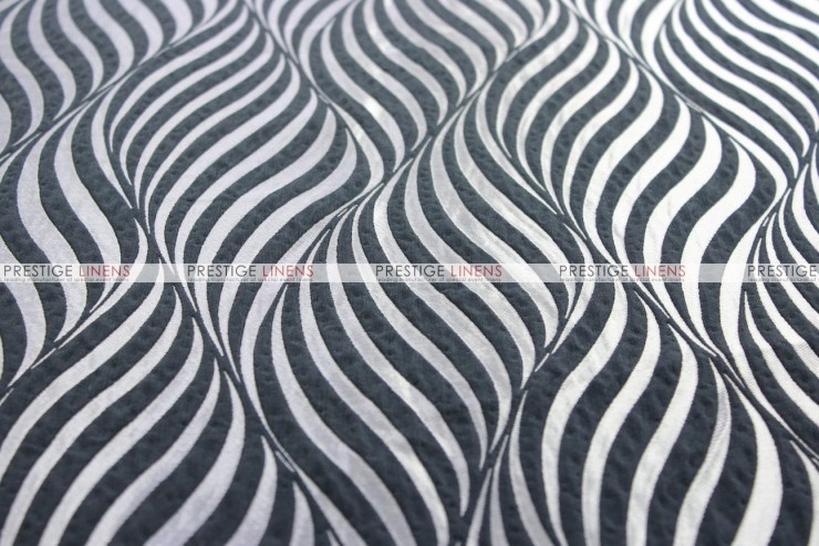 Morocco - Fabric by the yard - Black/Silver