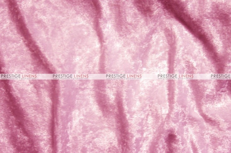 Panne Velvet - Fabric by the yard - Candy Pink - Prestige Linens