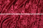 Panne Velvet - Fabric by the yard - Cranberry