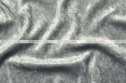 Panne Velvet - Fabric by the yard - Grey
