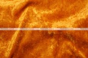 Panne Velvet - Fabric by the yard - Orange