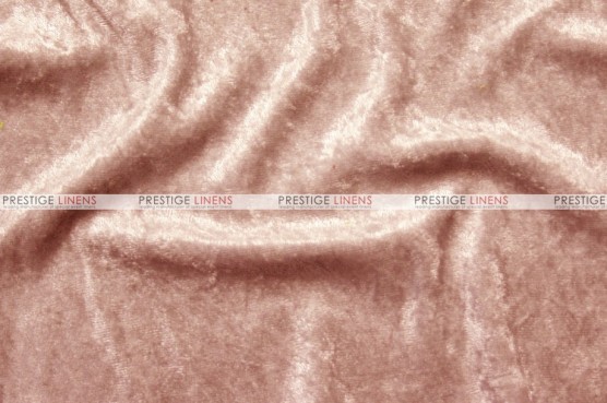 Panne Velvet - Fabric by the yard - Peach