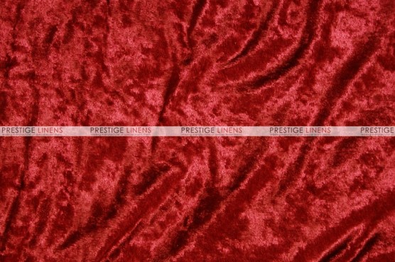 Panne Velvet - Fabric by the yard - Red