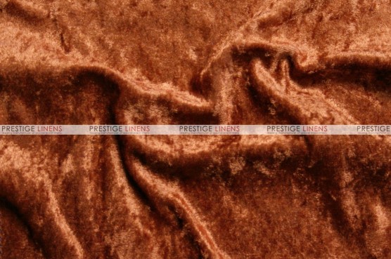Panne Velvet - Fabric by the yard - Rust