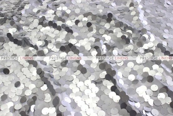 Payette Sequins - Fabric by the yard - Silver (Dull)