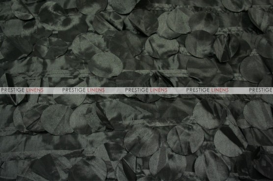 Petal Taffeta - Fabric by the yard - Black