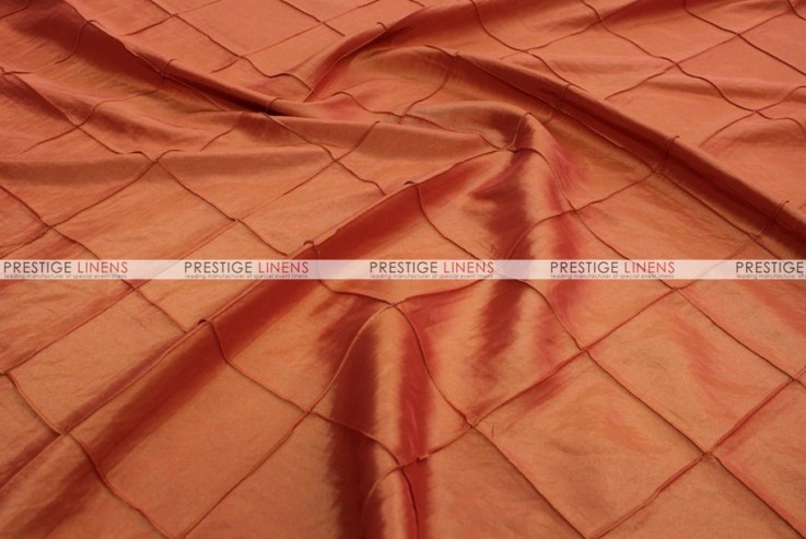 Pintuck Taffeta - Fabric by the yard - Orange