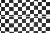 Race Check Lamour - Fabric by the yard - 3.5 Inch White