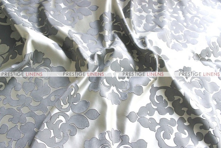 Regal Jacquard - Fabric by the yard - Silver