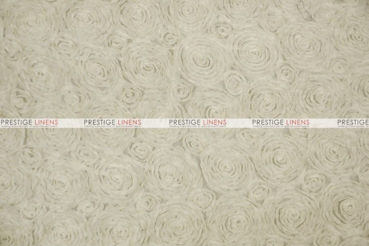 Rosette Chiffon - Fabric by the yard - Ivory