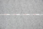 Rosette Chiffon - Fabric by the yard - White