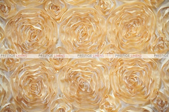 Rosette Satin - Fabric by the yard - Honey